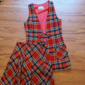 Vintage Skirt and vest set